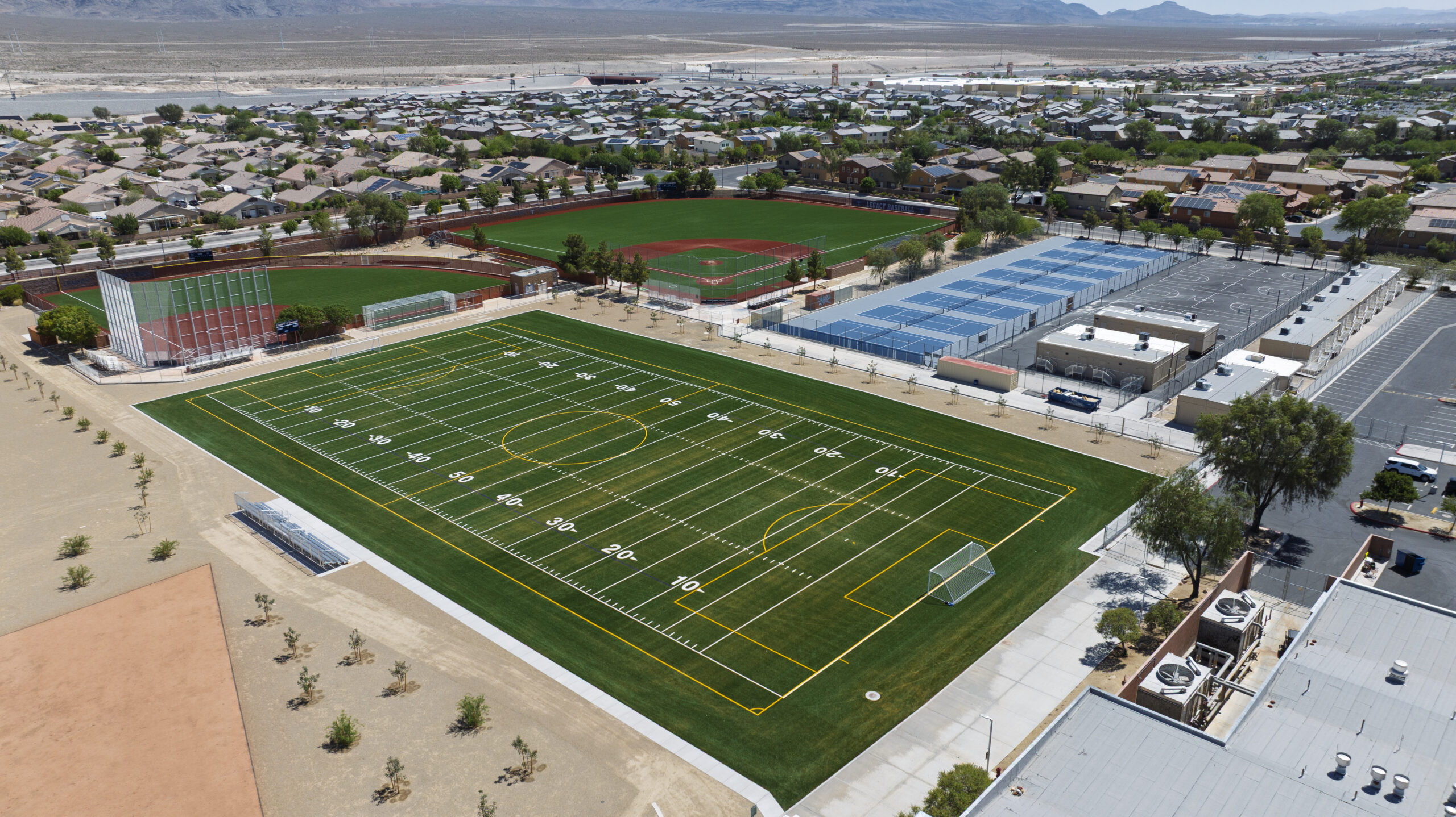 Legacy High School athletic facility Las Vegas Nevada